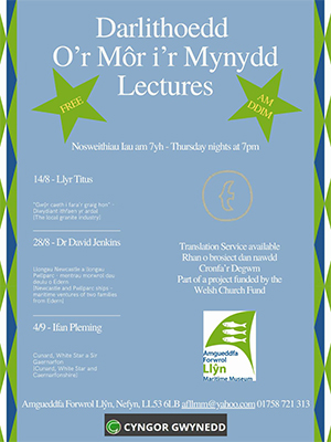 O'r Mor i'r Mynydd Lecture